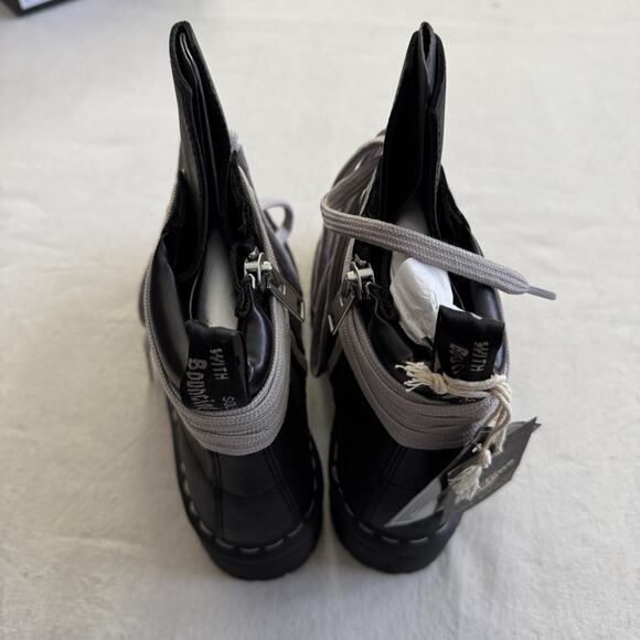 Rick Owens Dr Martens 1460 DRKSHDW Quad Sole Steel Toe Boot Size 7 Men's NEW - Picture 10 of 11